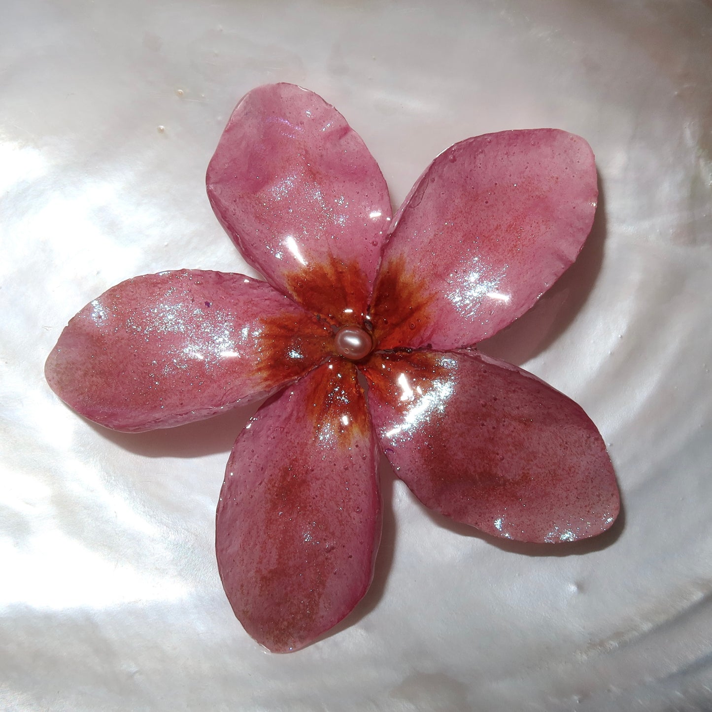 Plumeria Hair Clip