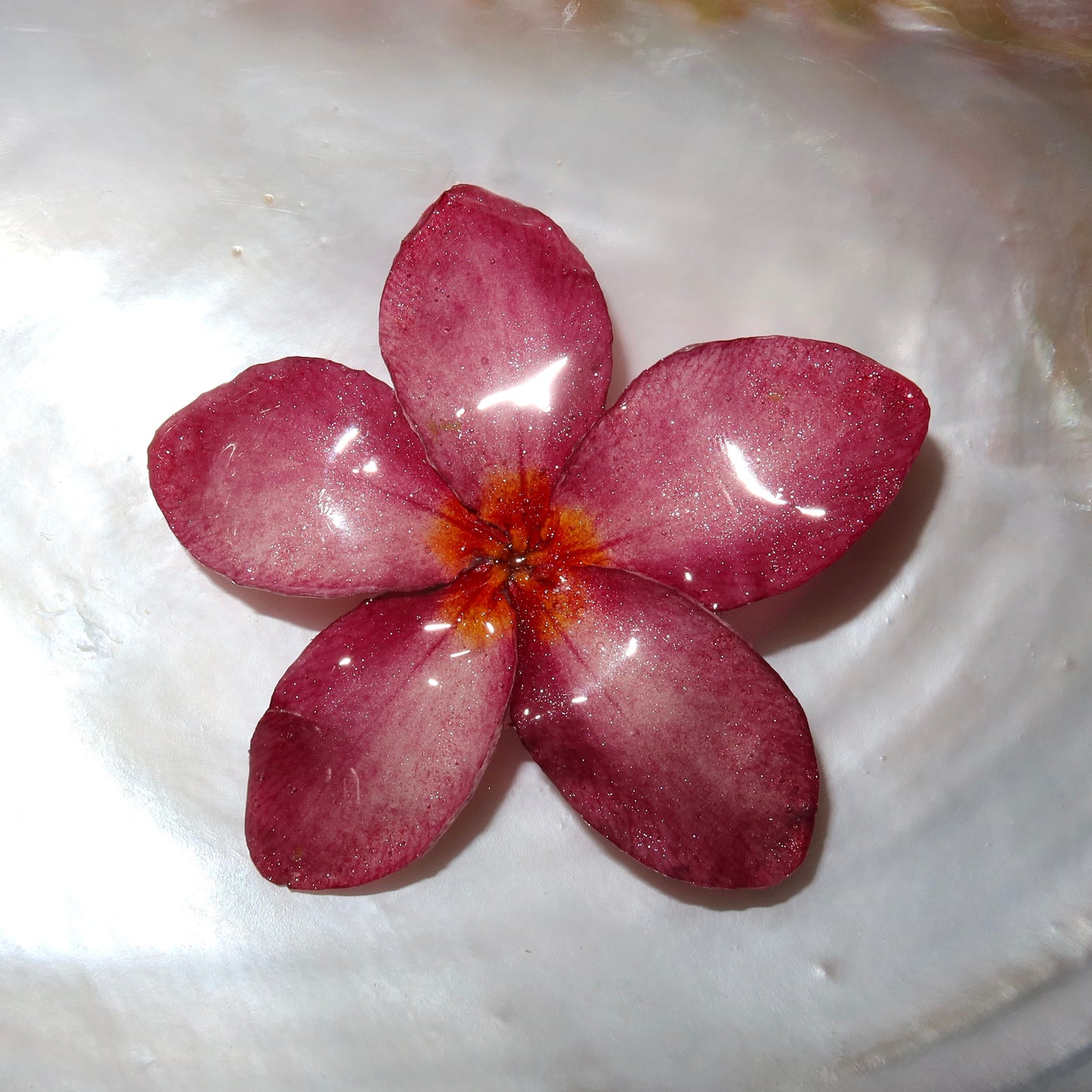 Plumeria Hair Clip