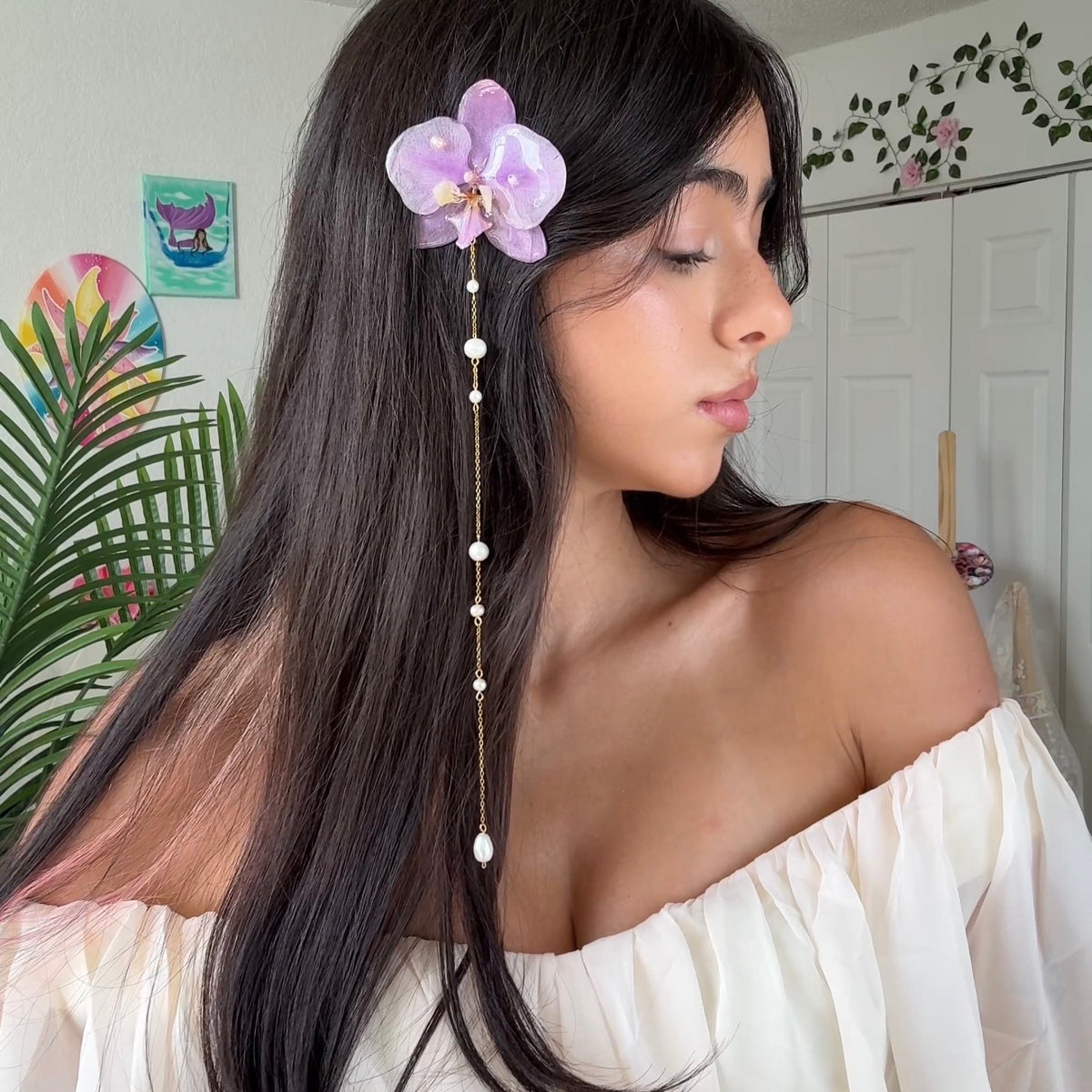 Orchid Hair Clip✨💜